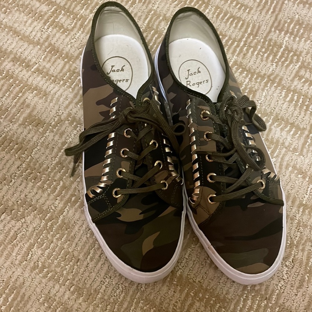 Cute camo Jack Rogers sneakers